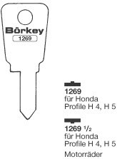 Afbeelding van Borkey 1269½ Cilindersleutel voor HONDA