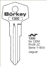 Afbeelding van Borkey 1300 Cilindersleutel voor CEM