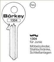 Afbeelding van Borkey 1304 Cilindersleutel voor JUNIE