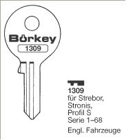 Afbeelding van Borkey 1309 Cilindersleutel voor STREBOR, S