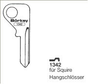 Afbeelding van Borkey 1342 Cilindersleutel voor SQUIRE