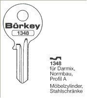 Afbeelding van Borkey 1348 Cilindersleutel voor NORMBAU, PR.A