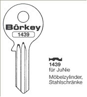 Afbeelding van Borkey 1439 Cilindersleutel voor JUNIE