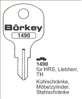 Afbeelding van Borkey 1490 Cilindersleutel voor TH MÖBEL