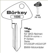 Afbeelding van Borkey 1696 Cilindersleutel voor BMW MOTORRAD