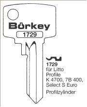 Afbeelding van Borkey 1729 Cilindersleutel voor LITTO