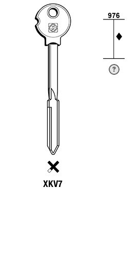 Afbeelding van Silca Stersleutel ijzer XKV7