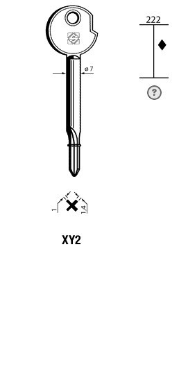 Afbeelding van Silca Stersleutel ijzer  XY2