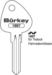 Afbeelding van Borkey 1897 Cilindersleutel voor TRELOCK