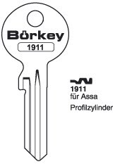 Afbeelding van Borkey 1911 Cilindersleutel voor Assa