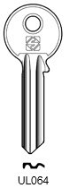 Afbeelding van Silca Cilindersleutel staal UL064