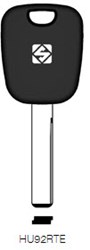 Afbeelding van Silca Transpondersleutel nikkel HU92RTE zonder chip