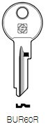 Afbeelding van Silca Cilindersleutel staal BUR60R