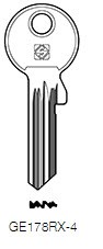 Afbeelding van Silca Cilindersleutel staal GE178RX-4