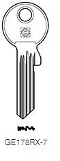Afbeelding van Silca Cilindersleutel staal GE178RX-7