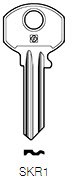 Afbeelding van Silca Cilindersleutel staal SKR1