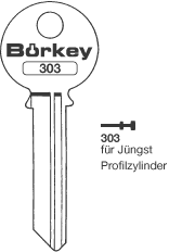 Afbeelding van Borkey 303 Cilindersleutel voor JUENGST
