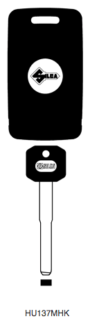Afbeelding van Silca Transpondersleutel MH profiel HU137MHK sleutelkit