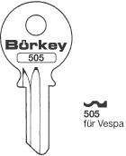 Afbeelding van Borkey 505 Cilindersleutel voor VESPA