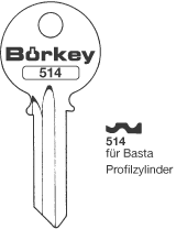Afbeelding van Borkey 514 Cilindersleutel voor BASTA