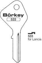 Afbeelding van Borkey 533 Cilindersleutel voor LANCIA
