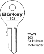Afbeelding van Borkey 603 Cilindersleutel voor NEIM.O. BEZ.