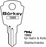 Afbeelding van Borkey 1955 Cilindersleutel voor HAHN U, KOLB