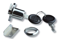 Afbeelding van SISO automaatcilinder 9411, incl rozet en sluitplaat en 2 sleutels