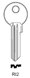 Afbeelding van Canas cilindersleutel RI2