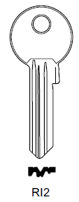 Afbeelding van Canas cilindersleutel RI2