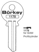 Afbeelding van Borkey Cilindersleutel 1178