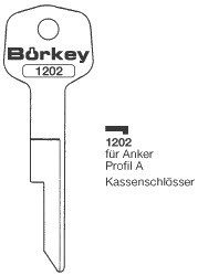 Afbeelding van Borkey Cilindersleutel 1202