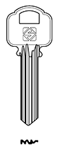 Afbeelding van Silca Cilindersleutel staal ALA6