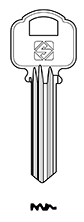 Afbeelding van Silca Cilindersleutel staal ALA7