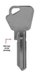 Afbeelding van Mauer cilindersleutel 42-SP-BL (S1 S2)