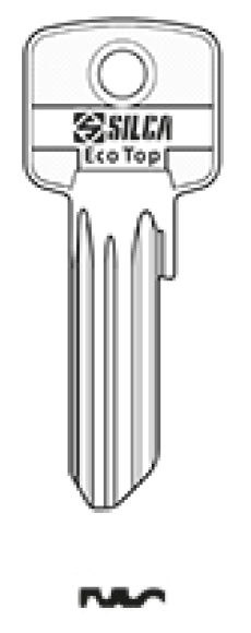 Afbeelding van Silca Cilindersleutel ECOTOP CIS12XST (50st)