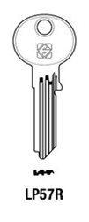 Afbeelding van Silca Cilindersleutel staal LP57R