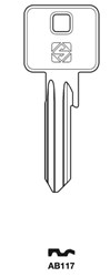 Afbeelding van Silca Cilindersleutel staal AB117