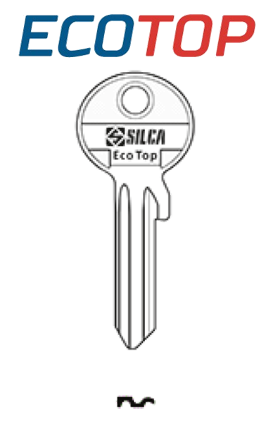 Afbeelding van Silca Cilindersleutel ECOTOP CS206XST (50st)