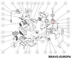 Afbeelding van Silca D405281BA / D905281ZR Bravo EU klemplaatje onder  (BVM)
