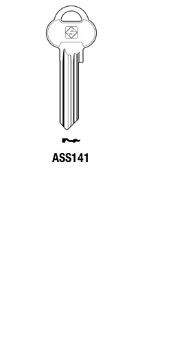 Afbeelding van Silca Cilindersleutel brass ASS141