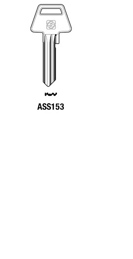 Afbeelding van Silca Cilindersleutel brass ASS153