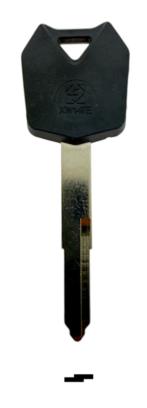 Afbeelding van Silca Transpondersleutel brass KW14TE zonder chip