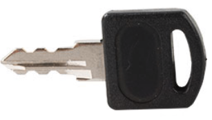 Afbeelding van SISO Masterkey cilindersleutel  M04 systeem zwart