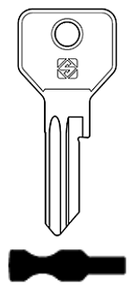 Afbeelding van Silca Cilindersleutel brass CS183
