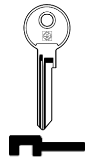 Afbeelding van Silca Cilindersleutel staal STA2