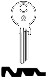 Afbeelding van Silca Cilindersleutel staal EV103X-9