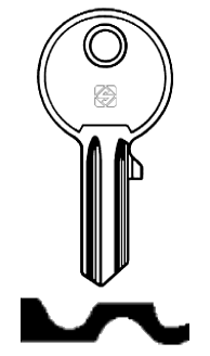 Afbeelding van Silca Cilindersleutel staal EV6R