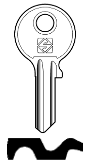 Afbeelding van Silca Cilindersleutel staal CE18