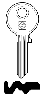 Afbeelding van Silca Cilindersleutel staal CE10